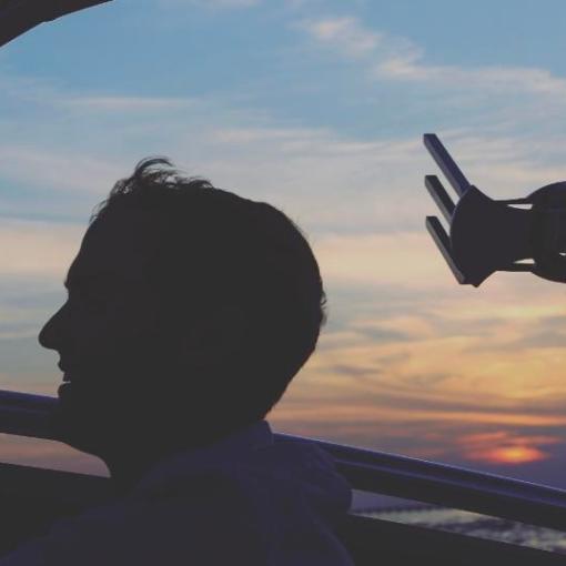 sunset boat ride va beach